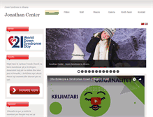 Tablet Screenshot of downsyndromealbania.com